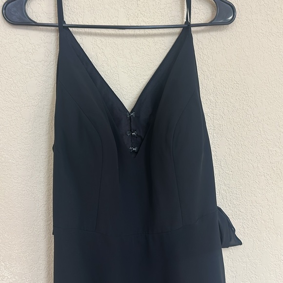 Jenny Yoo womans black maxi gown Dress size 12 - Picture 3 of 6